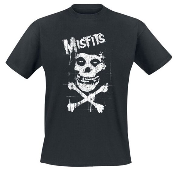 Misfits black Bones T-shirt size S - Picture 2 of 6